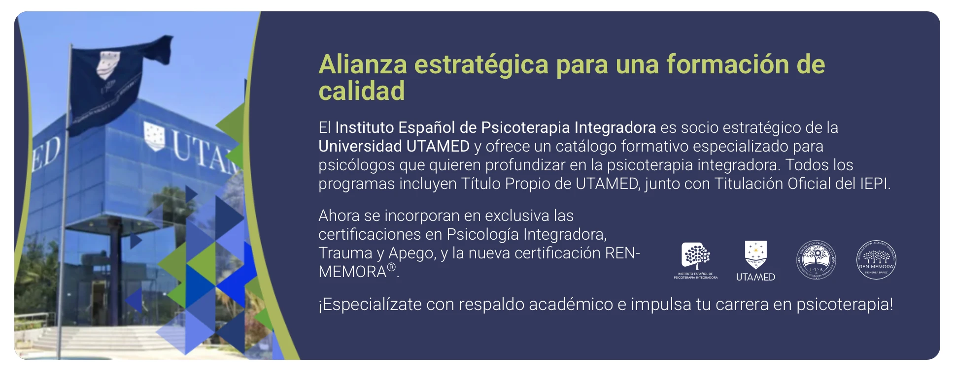 Alianza formación psicología UTAMED